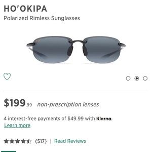 HO'OKIPA Mens Maui jim sunglasses